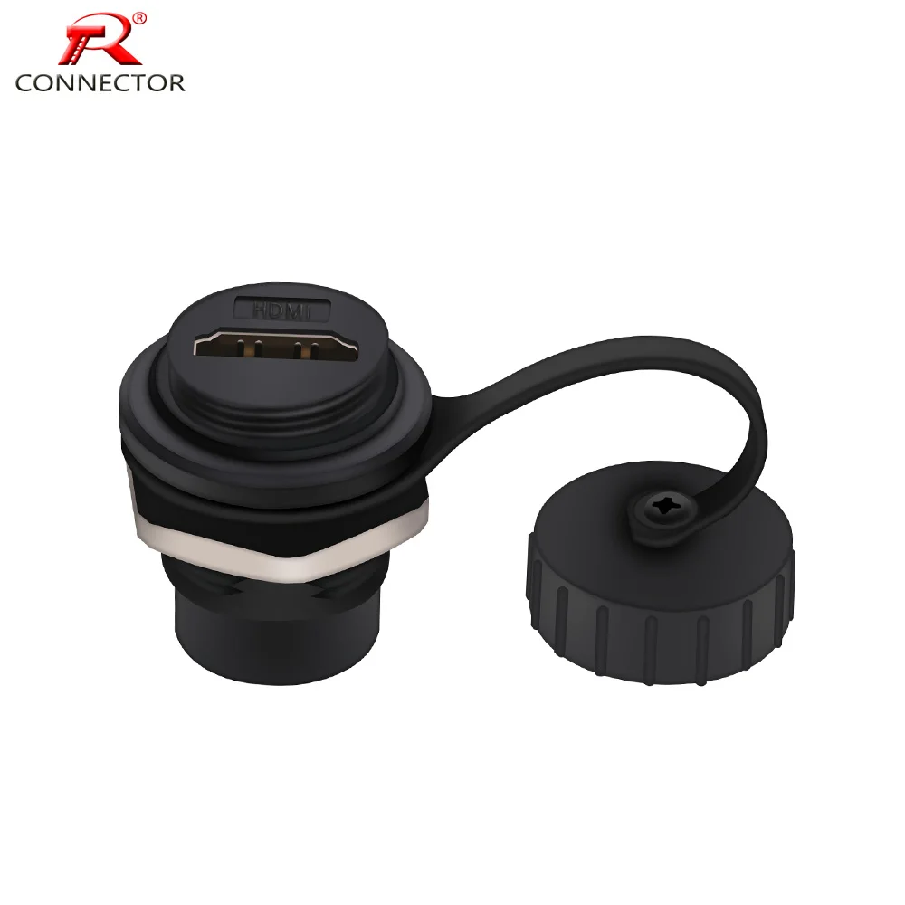HDMI-совместимый гнездовой разъем для кабеля 1 шт. крепление на панель
