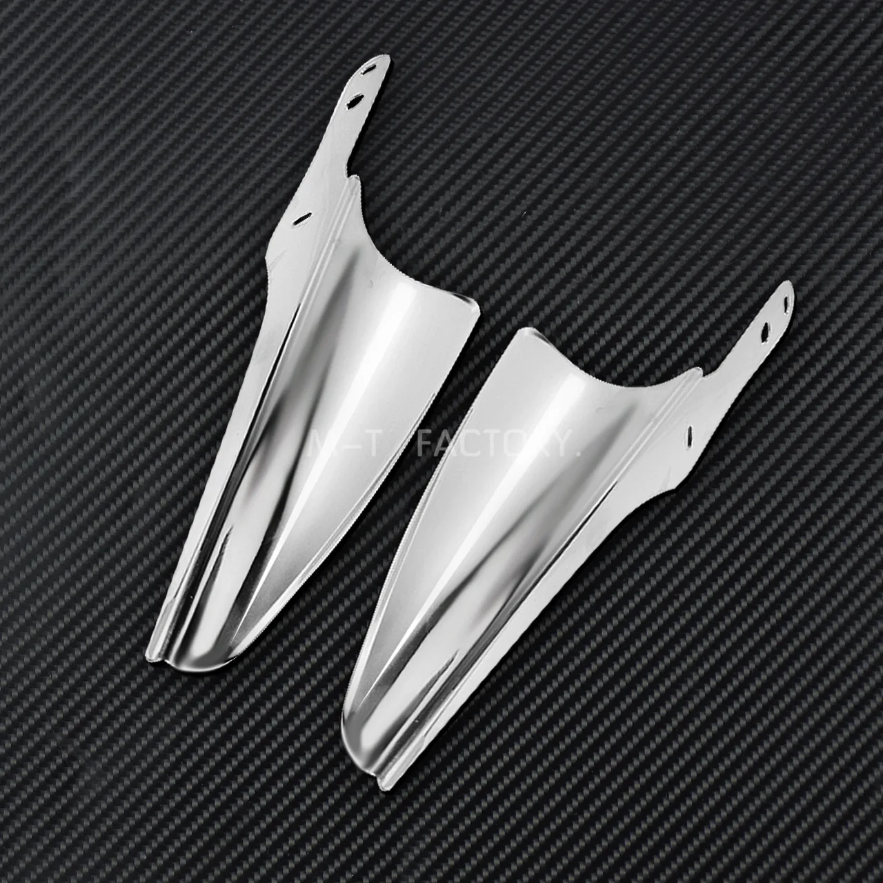 Motorcycle Front Fork Mount Wind Deflectors Chrome For Harley Touring Road King 1995-2020 Street Glide FLHXS Electra Glide FLHX