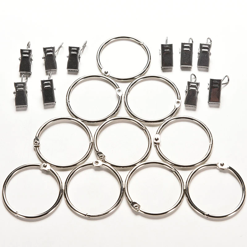 Zlinkj 10pcs Set New Window Practical Curtain Clip Metal Curtain Drapery Rings Eyelets Window Rollers Window Rollers Aliexpress