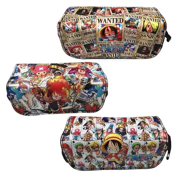 

Japanese Anime ONE PIECE Luffy Pencil Case Cosmetic Bag Wallet Pencil Case Stationery Pouch Bag Pen Bag