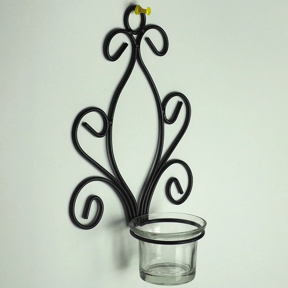 Tealight домашнее украшение, подвесные реквизит настенный держатель стенд Искусство ремесло железа скандинавском стиле подарок вечерние подсвечники свадьба