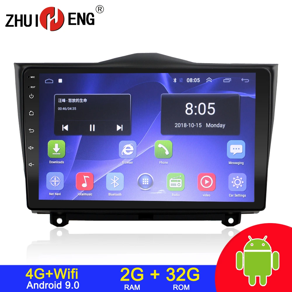 Автомагнитола 2DIN Android 9 1 4G Wi Fi для Lada BA3 Granta 2018 2019 автомобильный dvd плеер