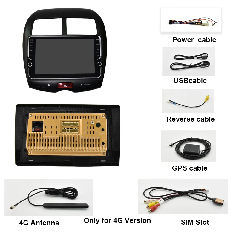 Excellent Navivox Android 8.1 Car Radio Multimedia Player 2 din dvd GPS For Mitsubishi ASX 2010-2017 Navigation headunit Stereo audio 3