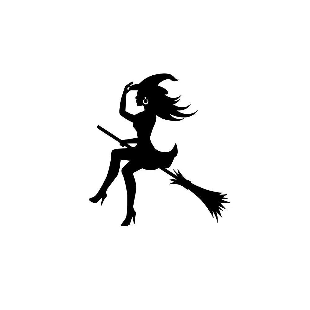 Beauty Ride Broom Generation резные съемные наклейки на стену для гостиной спальни дивана стены настраиваемые MU4380