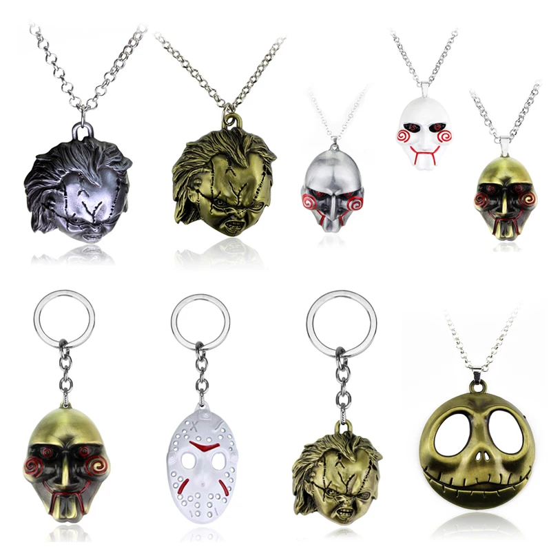 Маска для фильма ожерелье пила фильмы ужасов тема маска пилы оригинальный цвет