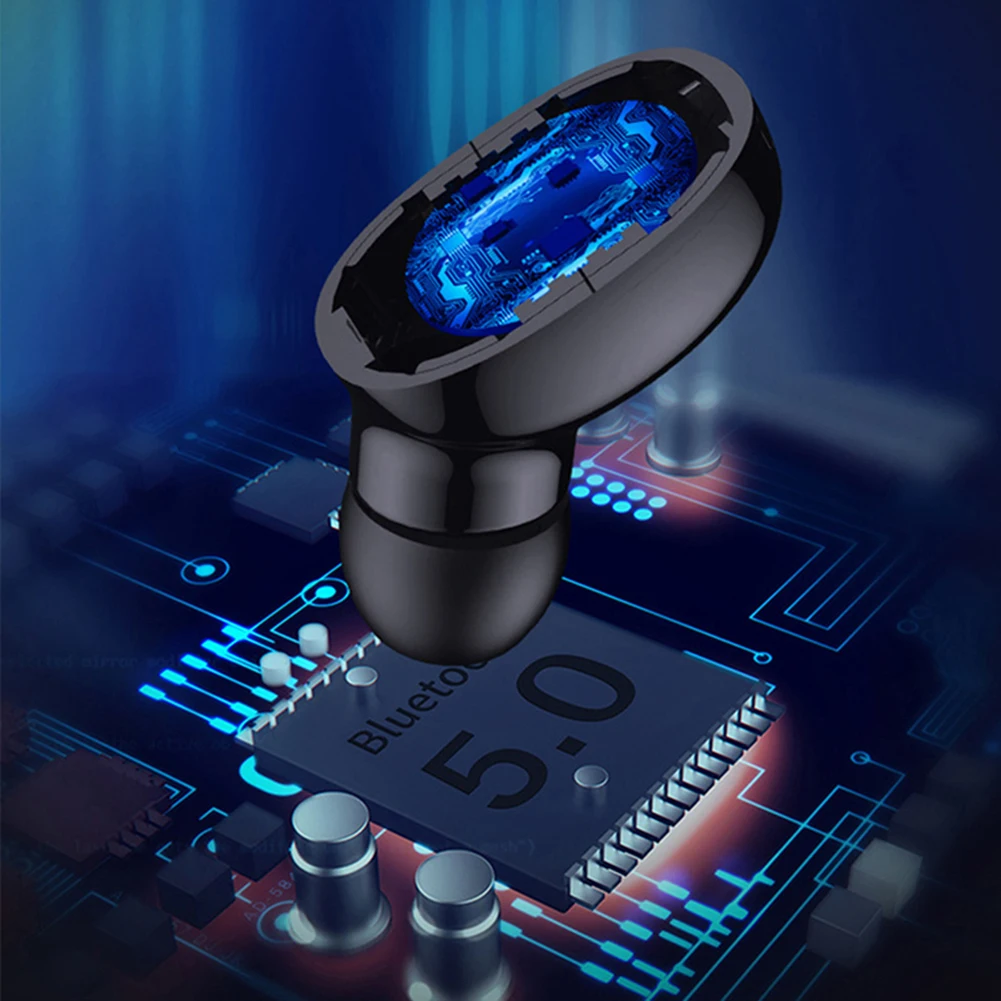 Bluetooth 5 0 Wireless Touch Control Headset LED Power Display Waterproof HIFI Stereo Sounds Auto Pairing Sports Earphones