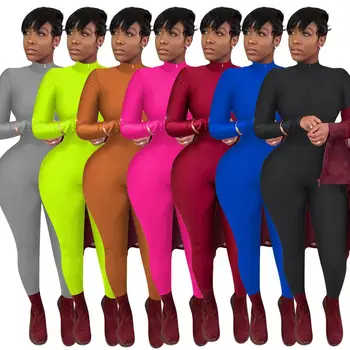 

sexy jumpsuit women Casual Rompers long sleeve rompers women zipper jumpsuits female sexy club