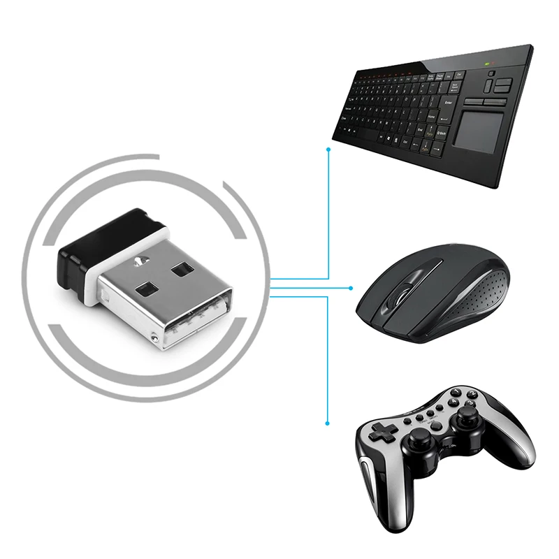 Fornorm Беспроводной приемник для док станции logitech объединения клавиатура M215 M235 M325