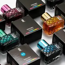 25 мл герой цветные чернила неуглеродистая ручка чернила гладкая пишущая ручка офисные студенческие принадлежности чернила стеклянная фонтанная бутылка заказной Scho X0B1