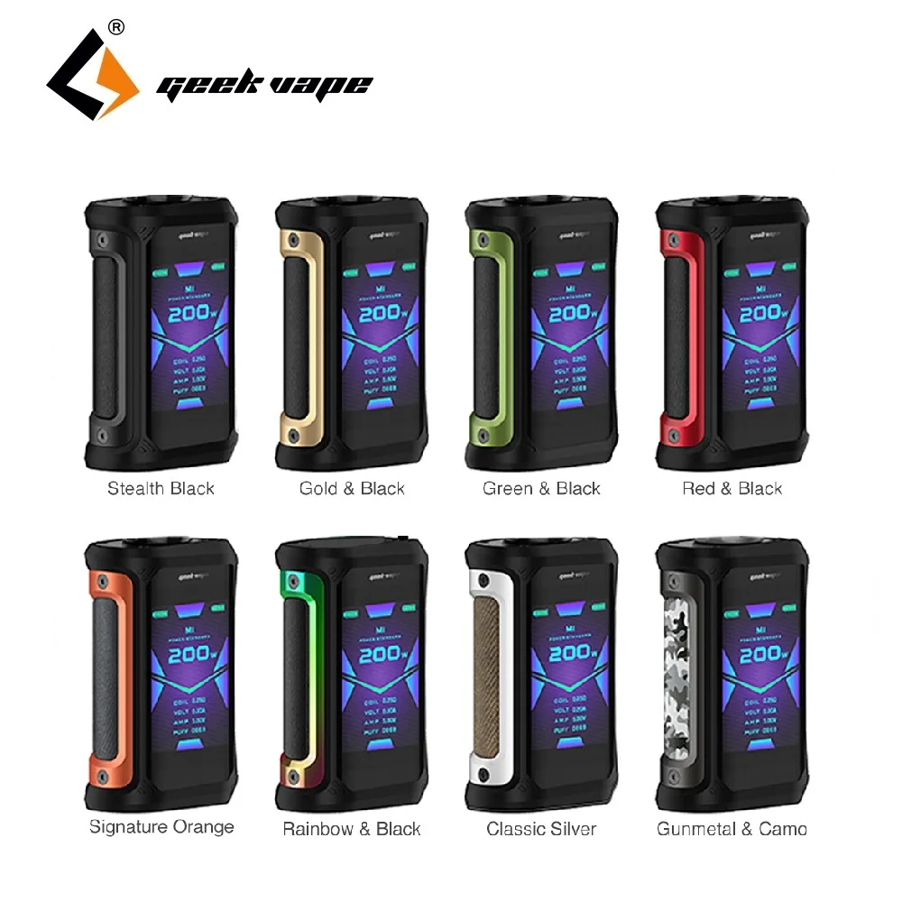  E cigarette box Mod Geekvape Aegis X 200w VAPE mod Fit 510 E Cigarette Vape atomizer zeus x /cerber