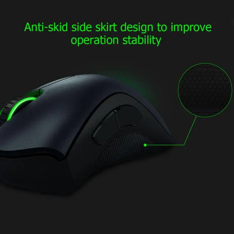 Razer Deathadder Эфирная мышь профессиональная Проводная игровая мышь USB 2000 dpi освещение эргономичные оптические мыши для компьютера PC Новинка