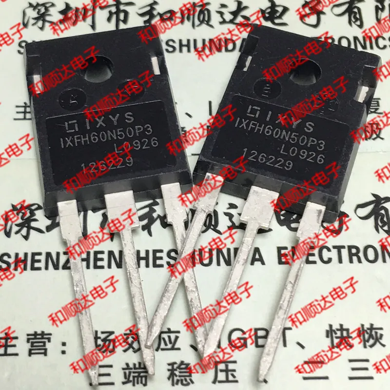2 шт./IXFH60N50P3-247 500V 60A TO247