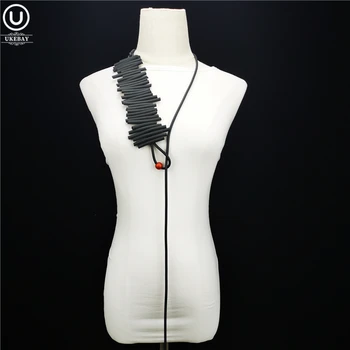 

UKEBAY New Bohemia Jewelry Rubber Pendant Necklaces Female Alloy Pendants Different Wears Clothes Accessories Necklace Gothic