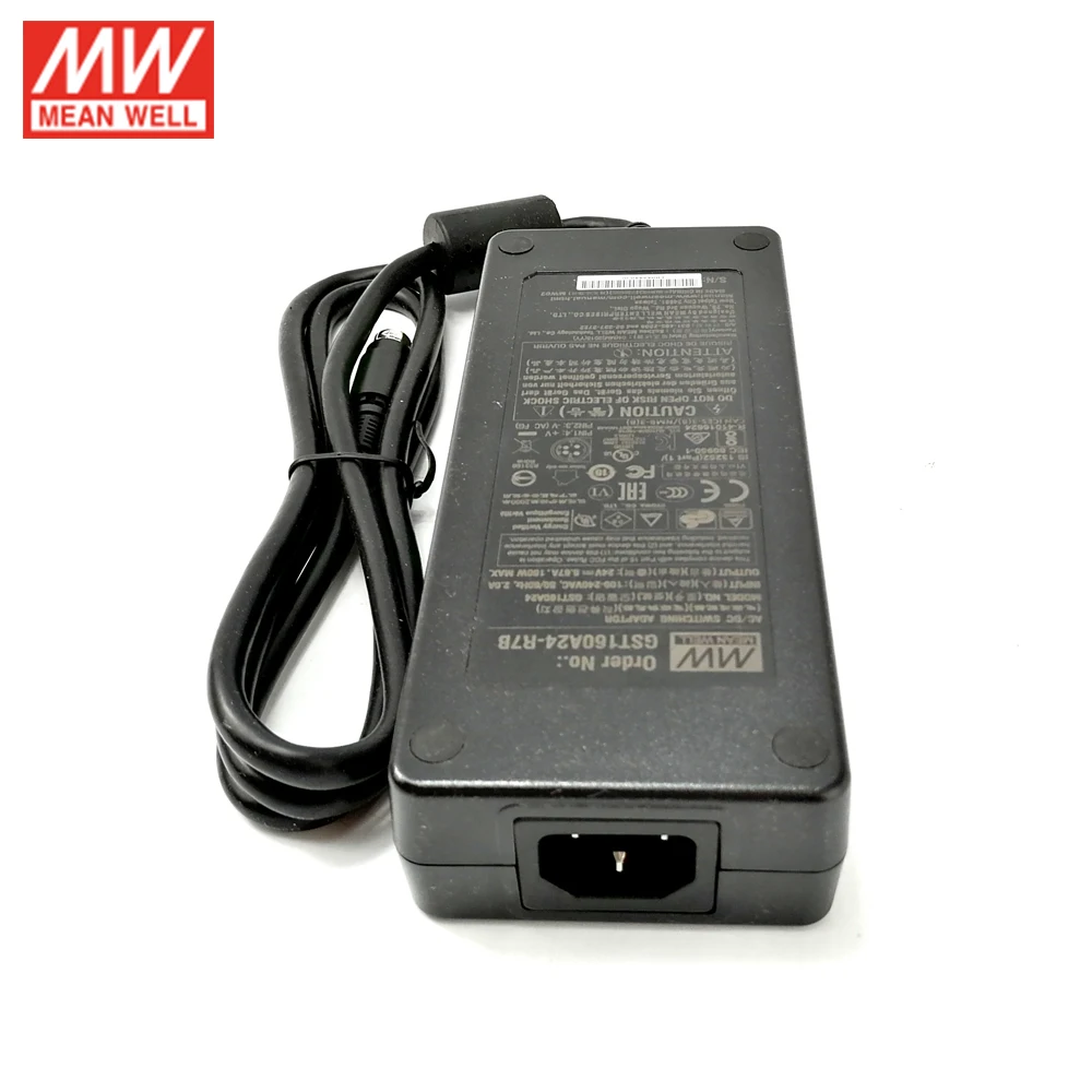 Meanwell GST160A20 R7B уровень VI настольный адаптер 110 V/220VAC до 20V DC 8A 160W означает хорошо