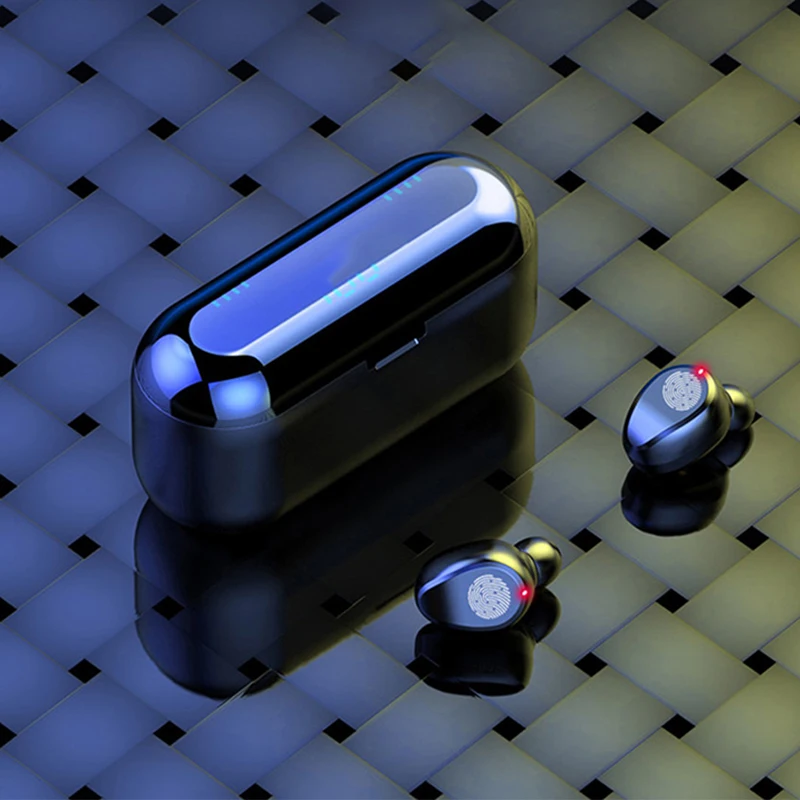 F9 TWS Earphone Wireless Bluetooth With Microphone Charging Box Stereo Sport Noise Reduction Earbud For Android IOS Smart Phone |