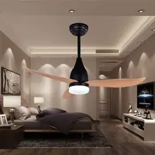 44 ”современный подвесной вентилятор с 3 лопастями, пульт дистанционного управления, светодиодный вентилятор с люстрой, 3 скорости, приспособление, освещение для гостиной, спальни, столовой