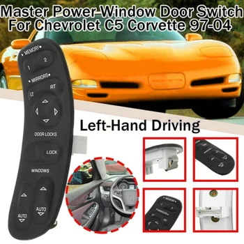 

10318809 19209381 12V Brand New Power Master Door Switch For Corvette C5 Chevrolet 1997-2004 Car Window Control Switch
