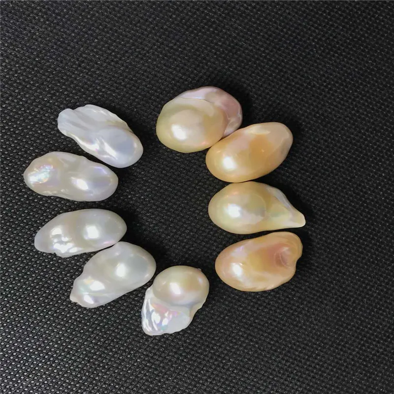 free shipping Fashion 3A Big size natural pearl 15mm-16mm irregular shape Baroque Pearl For making different jewelry