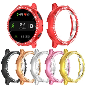 

Bling Case for Samsung Galaxy Watch Active 2 40mm 44mm Active2 Women Girl Jewelry Crystal Diamond Watch Bumper Protector Cover