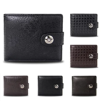 

men's wallet made of leather purse short hasp portmoney slim port money billeteras para hombre cuero carteira masculina