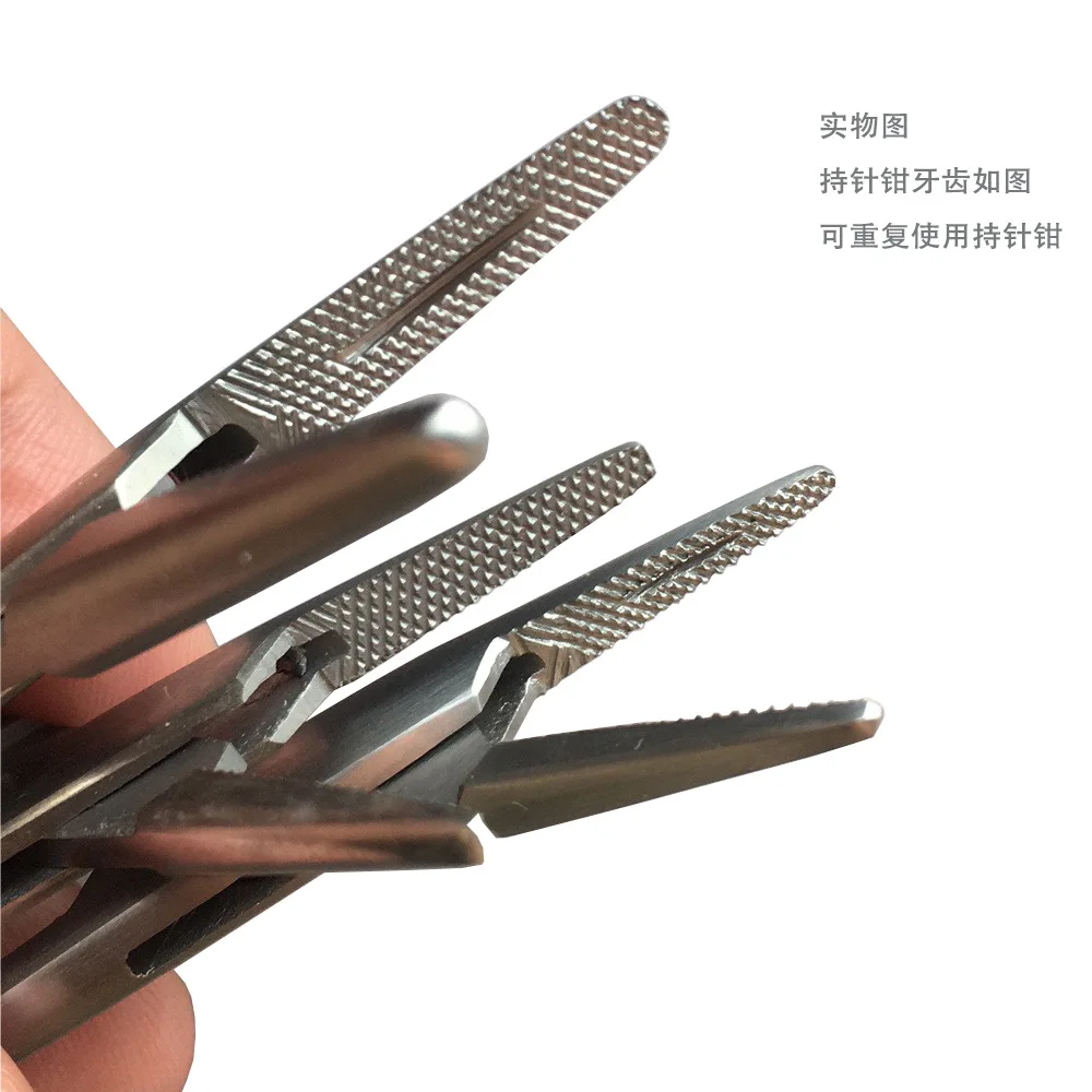 Stainless steel needle holding forceps 14 16 18 20 22 26cm needle holder fine needle thick needle surgical needle holding suture Stainless steel needle holding forceps 14 16 18 20 22 26cm needle holder fine needle thick needle surgical needle holding suture