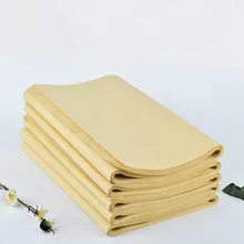 Papel de caligrafia chinesa com figura de arroz, papel semi maduro de bambu xuan, pintura engrossada de papel de arroz, frente e verso
