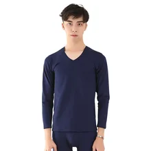 Большие размеры 3XL 4XL, новинка зимы, мужские кальсоны темно-синего цвета с длинным рукавом, теплое термобелье, мужское осеннее термо белье, комплект
