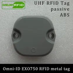 UHF RFID металлическая бирка omni-ID EXO 750 EXO750 915 МГц 868 МГц Impinj Monza4QT EPCC1G2 6C прочный ABS смарт-карта пассивные RFID метки