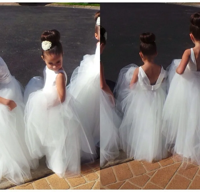 Free shipping flower girl dresses! Scoop backless gown beautiful handmade classic white organza ball gown flower girl dresses Free shipping flower girl dresses! Scoop backless gown beautiful handmade classic white organza ball gown flower girl dresses