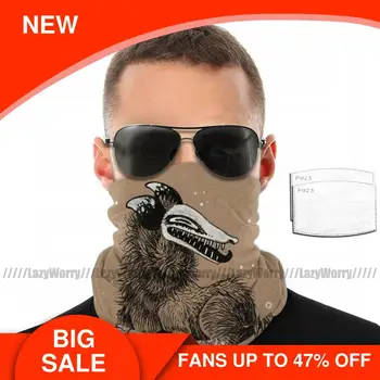 

Creepy Animal Mouth Face Mask Scraggle Facial Mask for Adult with Filters Beautiful Kawai Mask