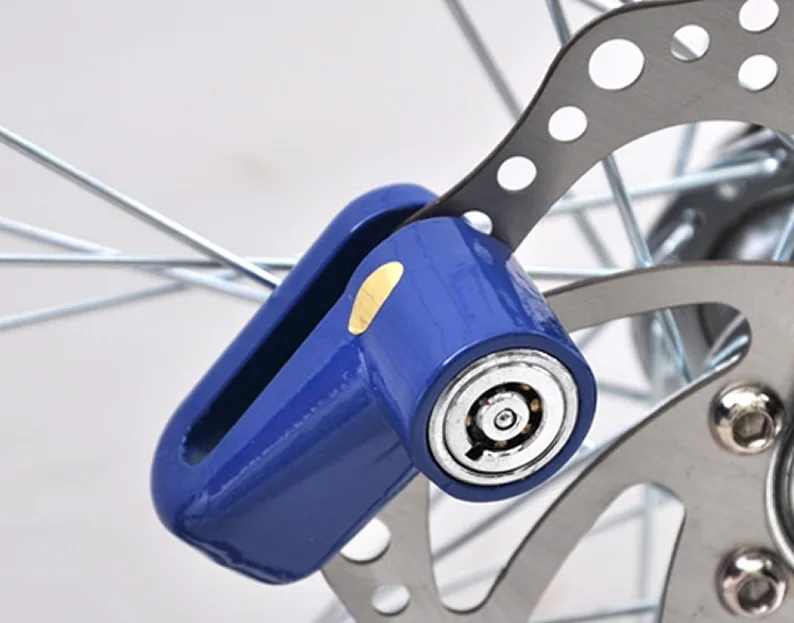 Safety Lock Anti Theft Disk Disc Brake Lock Motorcycle Bicycle Wheel Moped Scooter Disk Rotor Bicycle Lock for Bike Accessories