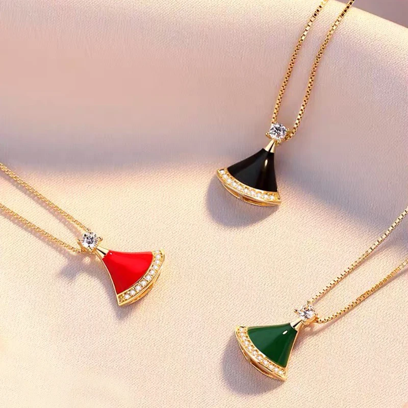 Original Brand Stainless Steel Bvl Necklace Pendant Fashion Jewelry Lady Necklace Lovers Christmas Gift