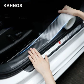 

Car Door Protector Carbon Fiber Stickers Strip Door Ding Prevention Door Guard Bumper Tape Edge Guard Sticker Car Accessories