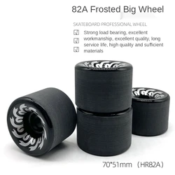 Skateboard Wheel Accessories 7051 Long Board Brush Street Wheel Scooter Surfboard PU High Elastic Frosted Big Wheel Pulley 50LZ