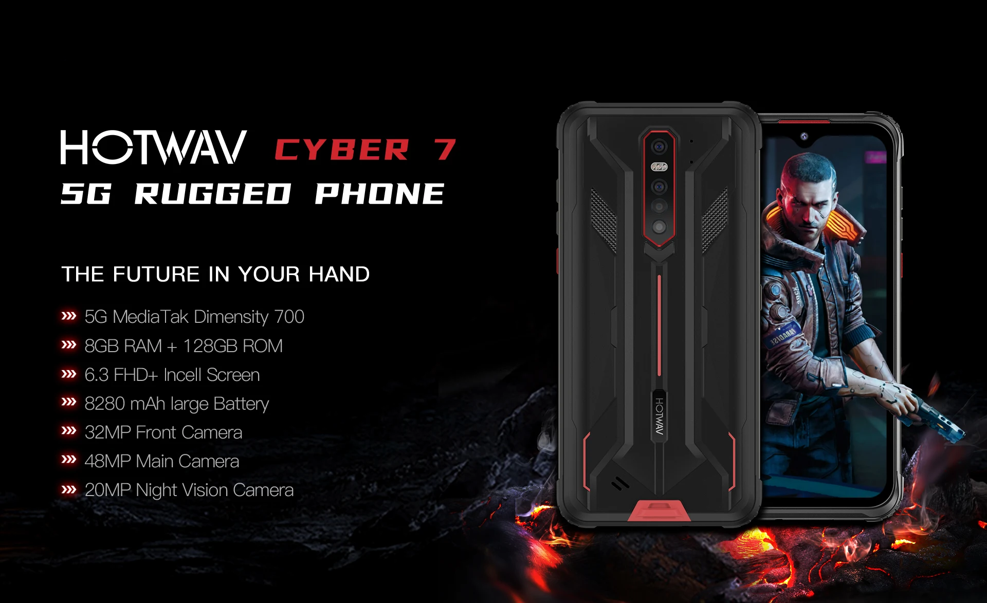 DOOGEEHOTWAV CYBER 7 5G Global Version SIMフリー