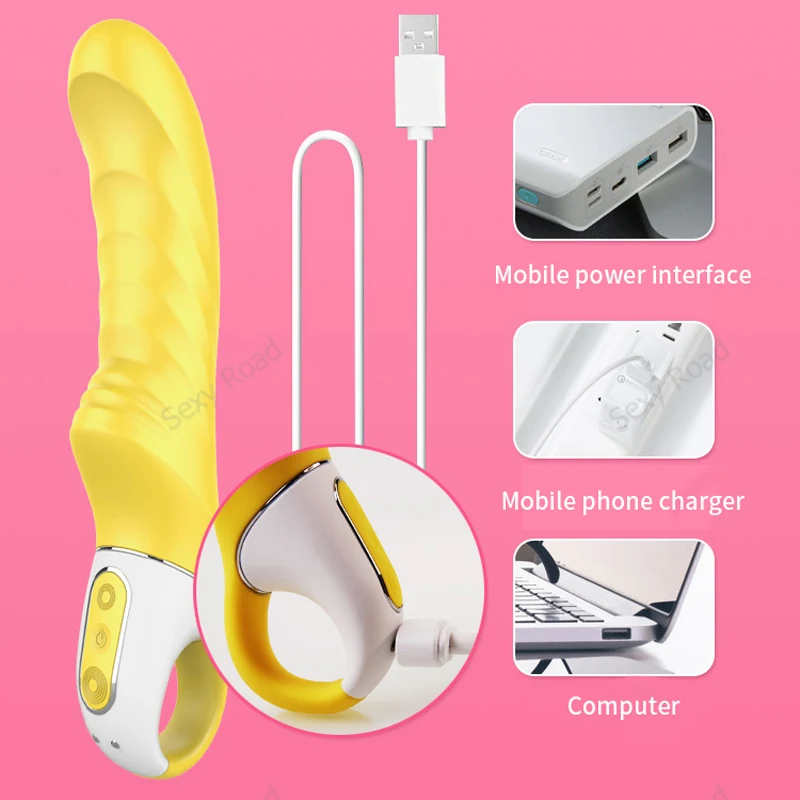 Немецкий вибратор Satisfyer Vibes Yummy Sunshine Силиконовый водонепроницаемый USB зарядка