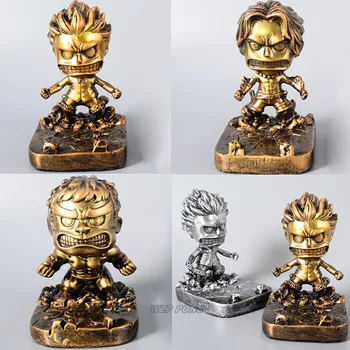 

12cm One Piece Luffy Portgas D Ace Hulk Figurine Dolls Toys Resin Anime Action Figure Desk Decoration Collection Model Toy
