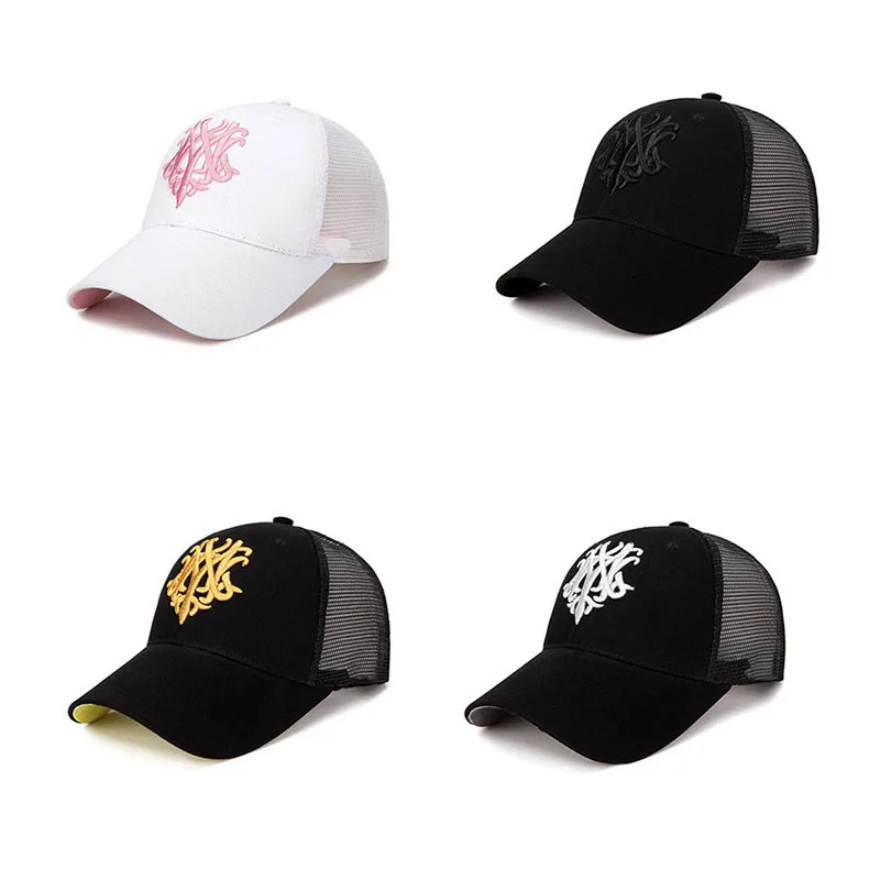 Новинка, бейсболка с вышивкой, летняя сетчатая Кепка, головные уборы для мужчин и женщин, Snapback Gorras Hombre, шапки для папы, повседневная Кепка в стиле хип-хоп, s