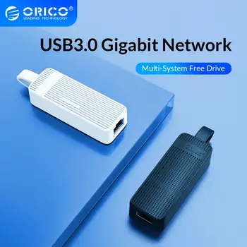 

ORICO USB Ethernet Adapter USB 3.0 2.0 Network Card to USB RJ45 Lan for Windows7, 8, 8.1.10, Mac OS and Linux