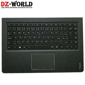 شراءجديد Palmrest العلوي مع التشيكية الخلفية لوحة المفاتيح لوحة اللمس لينوفو Ideapad اليوغا 900-13ISK ISK2 محمول C غطاء 5CB0K48459