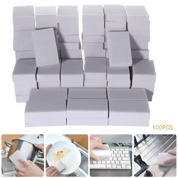 

100pcs Cleaner Eraser Melamine Cleaner Multi-functional Sponge for Cleaning Bathroom Kitchen Accessories Cleaning Tools