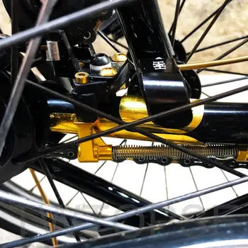 

TWTOPSE 6g Bicycle Protective Gear For Brompton Folding Bike Rear Triangle Frame Aluminum alloy Protector Guard Protector Pad