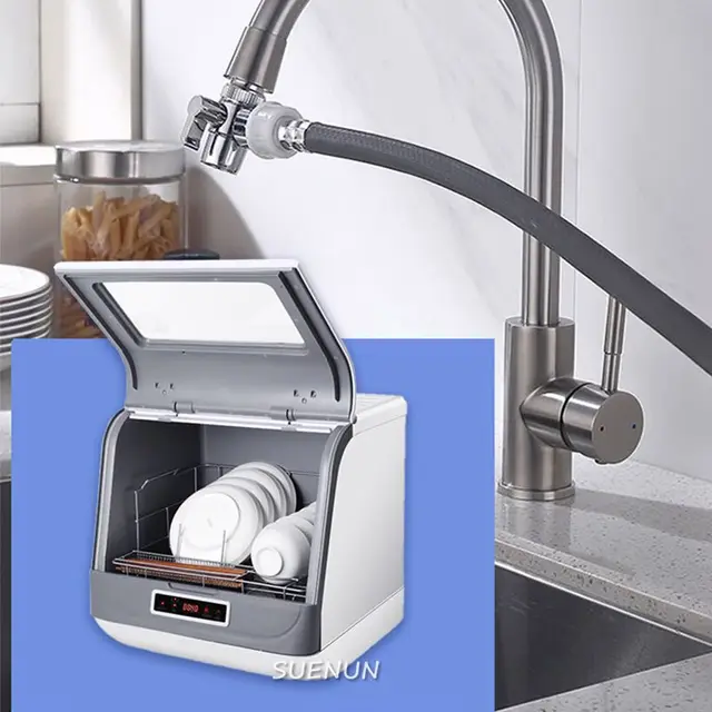 집안의 모든 식기 세척 작업을 쉽고 효율적으로 처리하는 스마트하고 다기능적인 가정용 식기 세척기