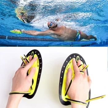 

Swimming Hand Finger Fin Learning Swimming Pool Accessory Finger Wear Hand Web Flippers Training Diving Gloves Swim Pool Paddles