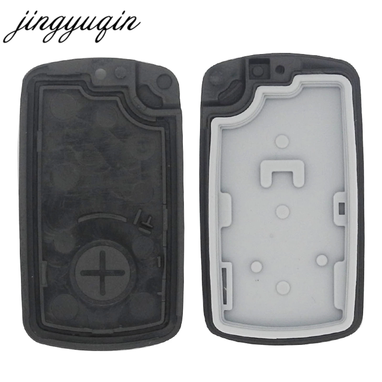 Jingyuqin 10 шт./лот 2/3 кнопка дистанционного управления чехол для ключа для Mitsubishi Lancer Outlander Pajero V73 Galant брелок крышка