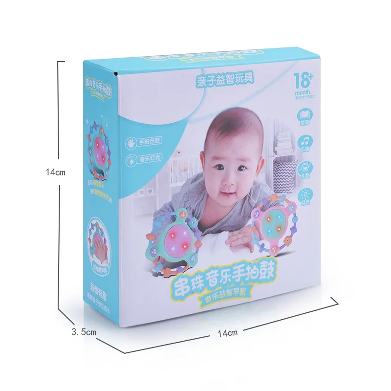 Infant Music Rattle Music Drum Newborns Projection Story Machine Toy Early Childhood Educational 0-3 Years Old Baby