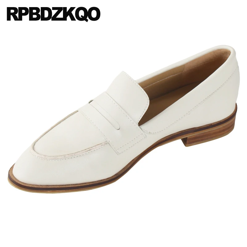white pointed loafers
