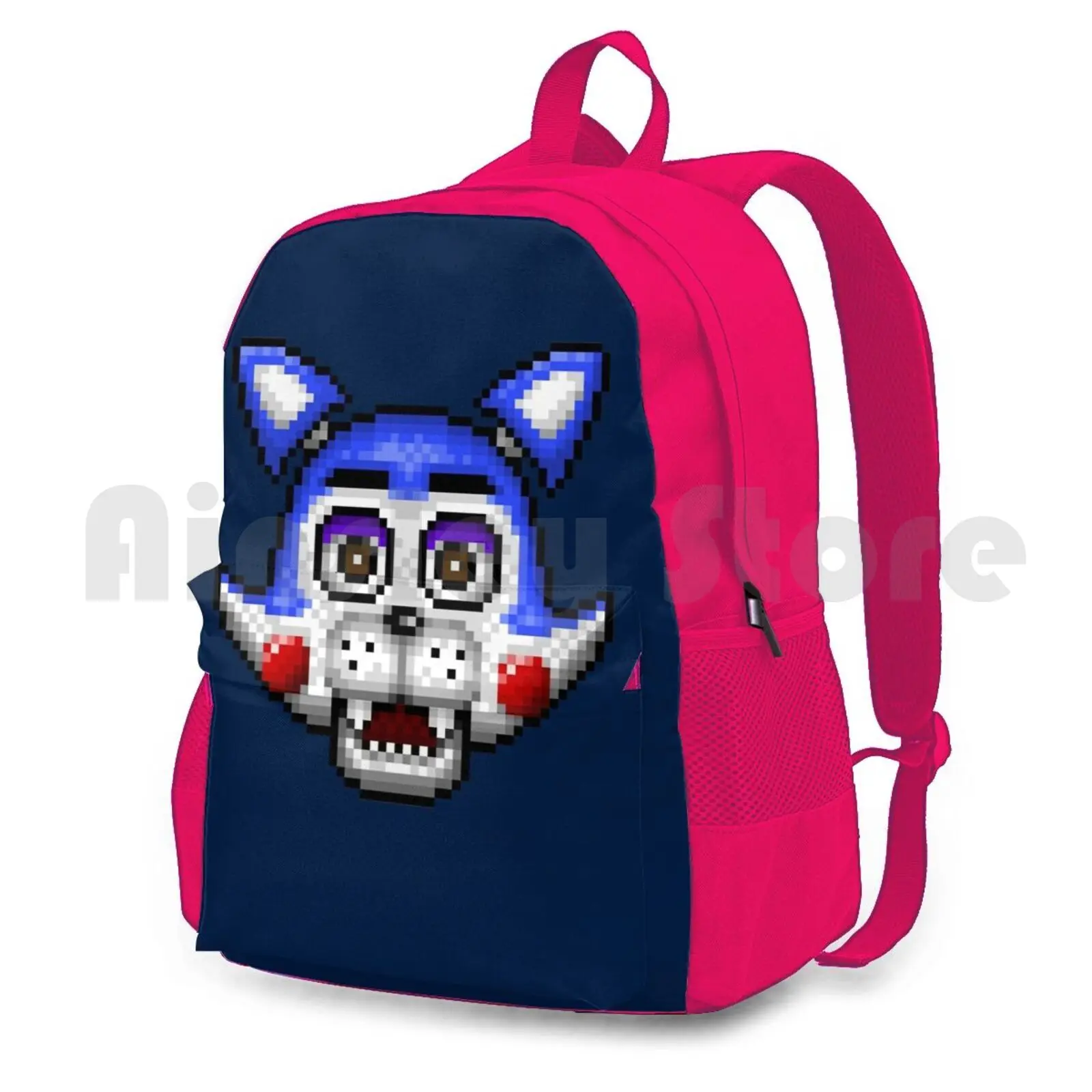 Five Nights At Candy's-pixel Art-candy The Cat Outdoor Hiking Backpack  Waterproof Camping Travel Five Nights At Candys Pixel - Backpacks -  AliExpress
