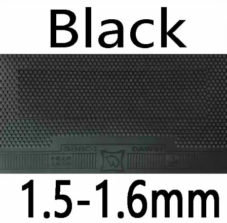 black 1.5-1.6mm Dawei 388C-1 388C 1 средний pips-out Настольный теннис pingpong Резина с губкой - Цвет: black 1.5-1.6mm