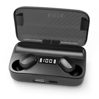 

Digital Display Wireless Stereo 5.0 Earphones Headphones Mini Earbuds Waterproof Headset Headphone Mic For phone Smart Phone